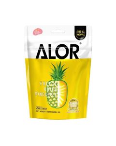 ALOR Freeze-Dried Pineapple Fruit Snack, 15g, No Added Sugar, Halal