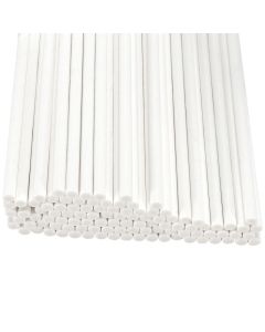 JEUIHAU 2000 PCS 6 Inches Lollypop SticksPaper Treat Stick White Lollypop Sticks Treat Lollipop Sticks for CandyCookie Cake Pops Chocolate