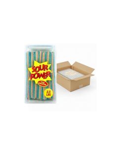 Sour Power Quattro Rainbow Candy Belts 25 lb Bulk Tub Resealable Vegan Four Flavor Sour Belt Strips Since 1985 Soft Chewy Sweet Tart NonGMO Gelatin Free Bubble Wrapped Boxed for Shipping