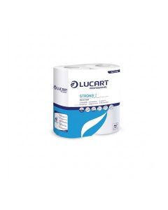 Lucart Strong 2 Kitchen Tissue Roll / 2 Ply Absorbent Paper Towel / Commercial Kitchen Roll / 48 Sheets / 40 Rolls