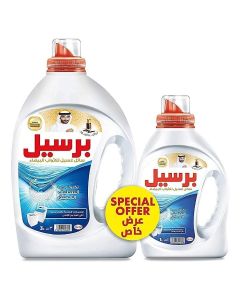 Persil White Liquid Detergent, With Deep Clean Technology for Top Loading Machines, Oud Perfume, 3L+1L