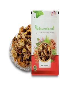 IndianJadiBooti Tesu Flower - Palash Phool (Butea Monosperma) / Pure & Ayurvedic Wellness Flower / 100 Grams