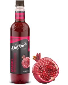 DaVinci Gourmet Grenadine Syrup - 25.4 Fluid Ounces (750 ml) - Tart and Sweet Pomegranate Flavor
