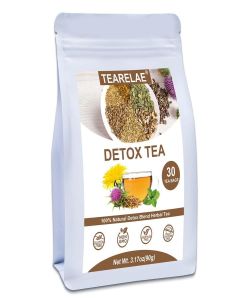 TEARELAE Detox Tea Bag, 30 Count, Milk Thistle & Dandelion Blend