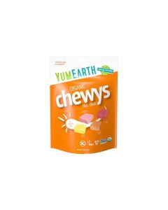 YumEarth Organic Fruit Chews Fruit Flavored Candy Chews No Dye Allergy Friendly Gluten Free NonGMO Vegan Candy with No Artificial Dyes 5 Ounce