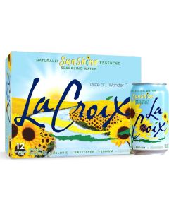 La Croix Sparkling Water, Sunshine Flavor, 12 Pack - Zero Sugar, Zero Calories, Zero Sodium