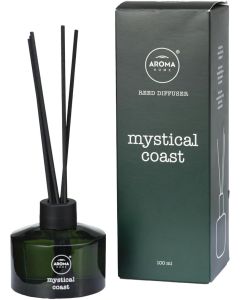 Mystical Coast Reed Diffuser, 100ml, Black with Cellulose Sticks, Made in Poland