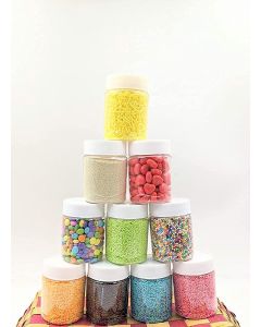 La Aromatic Combo Pack of Baking Kit of 9 different colour shape Sprinkles and active Dry Yeast-All 50 Grams