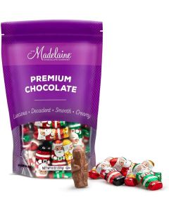 Madelaine Solid Premium Chocolate Mini Santas