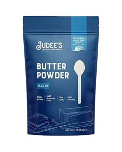 Judees Gluten Free Butter Powder Versatile Cooking Baking Butter Powder GlutenFree KetoFriendly Formula 1125 Ounce Pack of 1