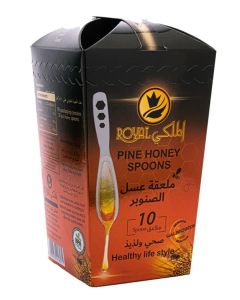 Pure Pine Natural Honey Spoons Pack Of 10