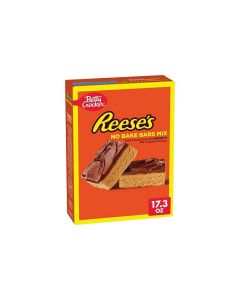 Betty Crocker REESES Peanut Butter No Bake Bars Mix With HERSHEYS Milk Chocolate Frosting 173 oz