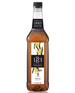 1883 Maison Routin Syrup for Drinks Made In France 338 Fl Oz Vanilla Plastic