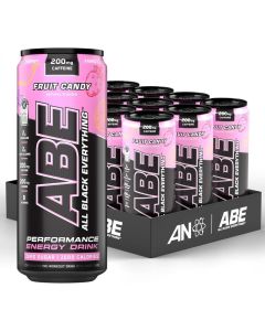 Applied Nutrition ABE Energy + Performance Drink Fruit Candy Zero Sugar 330ml Pack of 24