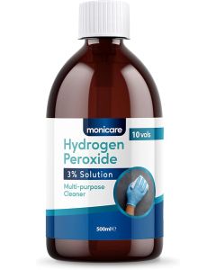 Monicare Hydrogen Peroxide 3 250ml 10 Vols Clear