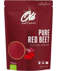 Red Beet Juice Powder 100g / 100% Pure Beetroot Powder / Rich in Antioxidants, Fiber & Nutrients / Supports Energy & Stamina / Vegan, Gluten-Free, No Added Sugar