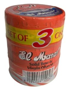 Solid Tuna in Virgin Olive Oil 160gr / Pack of 3