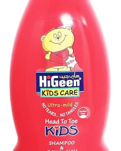 HiGeen Kids Shampoo & Body Wash 500ml - Cherry & Strawberry
