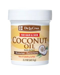 De la Cruz Coconut Oil Expeller Pressed Coconut Oil for Skin and Hair Natural Moisturizer for Skin and Hair 22oz