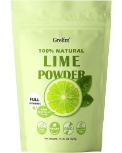 Grelim 100% Natural Lime Powder - Freeze Dried Lime Juice Powder, 11.30 Oz (320g), Gluten-Free and Filler Free