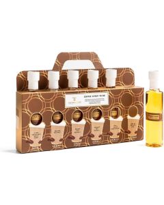 Tilz Premium Coffee Syrup Gift Set - 6 x 75ml Assorted Flavors: Vanilla, Caramel, Toffee, Hazelnut, Amaretto, Peppermint