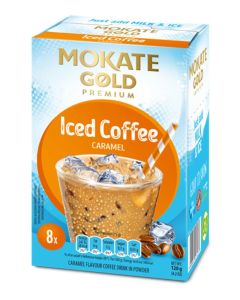 Gold Caramel Instant Iced Coffee 15g x 8 Sachets 120g
