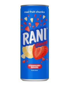 Strawberry and Banana with Float Juice Can