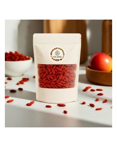 Nicense Premium Goji Berries – 100% Natural Sun-Dried Wolfberries / Superfood Rich in Antioxidants / Ideal for Snacking, Smoothies & Herbal Tea