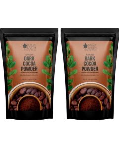 Bliss of Earth Dark Cocoa Powder 100g (Pack of 2) / Alkalized Unsweetened Cocoa Powder / Pure Baking Cocoa for Cakes, Brownies & Hot Chocolate / Vegan & Keto Friendly