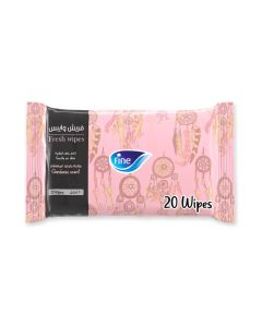 Wet Wipes 20 Sheets Gardenia Pack of 1