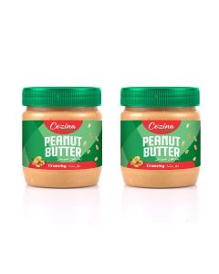 Crunchy Peanut Butter 2 X 340G, Nut Spread For Toast Sandwiches And Smoothies