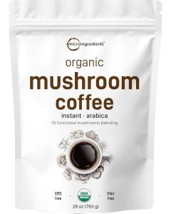 Micro Ingredients Organic Instant 10 in 1 Mushroom Coffee Powder