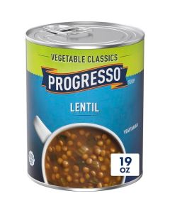 Progresso Lentil Soup Vegetable Classics Canned Soup Gluten Free 19 oz