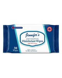 Jennifer's Antiseptic Disinfectant Wipes, 30s