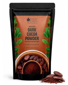 Bliss of Earth Dark Cocoa Powder 1KG / Alkalized Unsweetened Cocoa Powder / Pure Baking Cocoa for Cakes, Brownies & Hot Chocolate / Vegan & Keto Friendly