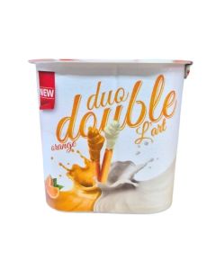 Duo Double L Art Orange Cream And White Cream with Breadsticks- 50gms