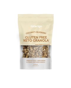 Naturiga Gluten Free Keto Granola / Coconut & Blueberry (250 Gr)