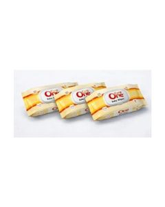 Care One Ultra-Fresh Baby Wipes Value Set (3 x 120 Pcs) - Extra Large & Durable - Yellow Edition