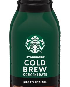 Starbucks Cold Brew Coffee Concentrate Signature Black 32 Fl Oz - 100% Arabica Multi-Serve