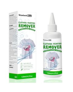 Heat Transfer Vinyl Remover for Fabrics Powerful Adhesive Removal Vinyl Remover for Heat Transfer Quick Removal with No Residue 120 ML