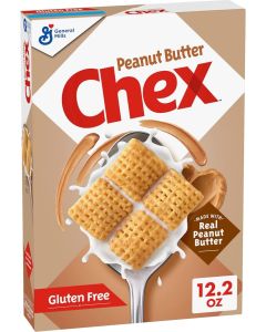 Peanut Butter Chex Cereal - Gluten Free Breakfast Cereal Made with Whole Grain, 12.2 oz