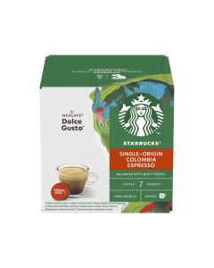 Nescafe Dolce Gusto Espresso Single Origin Coffee Colombia 12 Capsules 66g