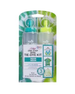 Tulip One Step Tie Dye Kit Mini Neon Kit in Teal and Green