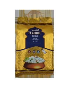 Azmat Gold Steam Basmati Rice XXXL - 1 kg Pack -Premium Quality Extra Long Grain Steam Basmati Rice, Best for Biryani, Pulao, fried rice, Rice Bowls and Rice Pudding