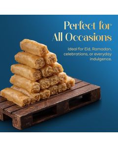 Abu Al Jedi 500g Nest Baklava - Premium Arabic Sweets Gift Box for Eid, Diwali, and Special Occasions – Middle Eastern Dessert – Traditional Baklawa