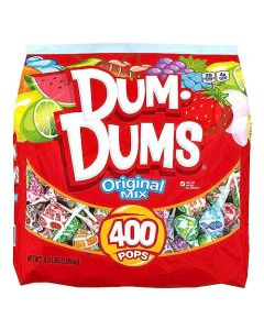 Dum Dums Original Mix 400 ct Bag AllTime Classic Flavors Assorted Suckers in Bulk Candy Bag Individually Wrapped Lollipops for Any Occasion