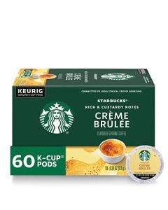 Starbucks KCup Coffee Pods Flavored Hot or Iced Coffee Crme Brle 60 Keurig Pods