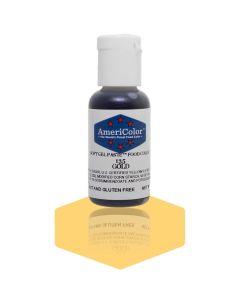 AmeriColor Soft Gel Paste Gold Food Coloring 75 Ounce