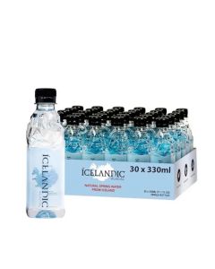 Icelandic Glacial Natural Alkaline Spring Water, 330 ml Bottles, Pack of 30