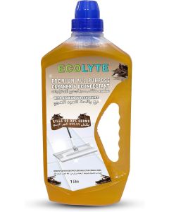 ECOLYTE+ Floor Cleaner, Premium All Purpose Cleaner Plus Disinfectant, for Hospital, Home, Office & Commercial Use for Dirt, Stains & Germs, Floor Cleaning (Arabian Oud, 1 Liter)